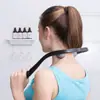 Masajeador de Columna Cervical con Clip Negro Masajeador Manual de Meridianos para el Hogar Pelota de Masaje Masajeador de Fascia de Columna Cervical para Oficina
