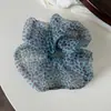 Goma para el pelo de estilo coreano con lunares y malla grande para mujer Accesorios para el pelo Cintas para el pelo Versátil para salir Bandas elásticas Goma para el pelo de intestino de cerdo Accesorios para el pelo