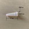 Tubo de Aguja de Plástico Conector de Jeringa Conector de Jeringa Tapa Antipolvo de Jeringa Tapón Enjuagador Grueso Convertidor Jeringa