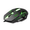 Ratón luminoso con cable para juegos, ratón de moda, ratón luminoso Hot Wheels, personalidad para comer pollo CF DNF transfronterizo