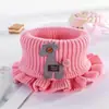 Bufanda de cuello para otoño e invierno para mujer, cuello falso, bufanda cálida para el cuello, protección de la columna cervical, cuello de punto de color liso versátil, bufanda de lana