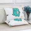 Juego de almohadas individuales con funda extraíble y lavable para el cuello de estudiantes y adultos, juego de almohadas para el cuello, par