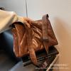 Bolso Estilo Chaqueta Acolchada para Mujer, Nuevo Bolso Cuadrado Pequeño Acolchado Coreano de Moda Otoño/Invierno 2026, Bolso de Hombro/Cruzado Versátil de Gran Capacidad
