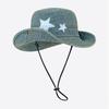 Sombrero de vaquero occidental para chica sexy, sombrero de pescador retro de primavera y verano para mujer, sombrero de montañismo con protección solar para acampar al aire libre para hombres