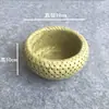 Cesta Creativa de Bambú Tejido para Frutas Cesta de Frutas Cesta Pequeña de Bambú Productos de Bambú Exhibidor Cesta para Snacks Cesta de Almacenamiento de Frutas y Postres para Sala de Estar