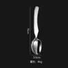 Acero Inoxidable 304 Cubiertos Infantiles Luna Creciente Cuchillo y Tenedor Cuchara Cuchara Engrosada para el Hogar Linda Cuchara para Postre Juego de Cuatro Piezas