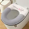 Cojín para Asiento de Inodoro Invierno Engrosado Cubierta de Inodoro Universal para las Cuatro Estaciones Anillo de Inodoro para el Hogar Almohadilla para Asiento de Inodoro Almohadilla Suave para Inodoro