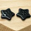 Botones de Estrella Lindos Más Vendidos, Materiales de Botones de Resina de Estrella de Cinco Puntas de Cuatro Agujeros de Alta Calidad para Manualidades DIY, Botones para Ropa de Muñecas