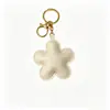 Llavero de Flor para Bolso DIY Estilo Nuevo Piel Sintética Lindo Simple Dibujo Animado Colgante para Llave de Bolso Colgante para Mochila