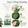 KineShineX Limpiador de Plantas de Seda, Spray para Cuidado de Superficies de Flores Artificiales y Plantas en Maceta, Elimina Rápidamente el Polvo y las Manchas