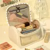 Nueva Bolsa Cosmética Transparente Simple de Gran Capacidad Bolsa de Almacenamiento Portátil para Viajes Estuche Grande para Lápices de Estudiante Portátil