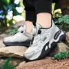 Zapatillas deportivas infantiles transfronterizas, diseño de malla transpirable para niñas de 6 a 12 años, nuevo modelo 2026 zapatillas para correr, suela suave, zapatillas de papá de moda