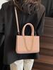 Bolso Pequeño Exterior Súper Caliente Individual para Mujer Primavera y Verano Versátil Nuevo Estilo 2025 Bolso Cruzado Estilo Occidental Bolso Cuadrado Pequeño Portátil Estilo Coreano Casual