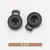 Fivela de Ajuste Elástico com Cordão de Puxar de Metal de Buraco Único Olho Único Redonda Fivela de Mola com Sino Pendurado T5265