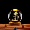 Pato mandarín Loto nuevo creativo 3d tallado interior bola de cristal luz nocturna luminosa artesanías decorativas decoración del hogar venta al por mayor