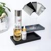 Bandeja de Aromaterapia de Silicona Productos Transfronterizos Bandeja de Almacenamiento para Baño Patrón de Mármol Bandeja de Jabón de Silicona Stock Listo para el Hogar