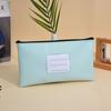 Amazon AliExpress con ventana para tarjeta, billetera de cuero PU, bolsa de almacenamiento, bolsa para efectivo y papelería, depósito de cuero