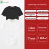 Camiseta de Manga Curta para Mulheres com Fendas Laterais e Cintura, Cor Pura Gola Redonda, Ombro Direito, Solta, Casual e Versátil para o Verão