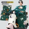 Capa de Para-brisa para Veículo Elétrico para Inverno, Espessada com Lã, Proteção para as Pernas, Capa de Para-brisa para Motocicleta e Scooter Elétrica, À Prova de Vento, Impermeável e Quente