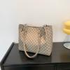 Bolso de Mano Textil para Viajes de Trabajo 2024 Diseño de Nicho Versátil Ins Bolso de Hombro/Axila Estilo Coreano Bolso Tote para Mujer