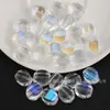 Novas Contas de Abóbora Longas Torcidas 10x13 Contas de Vidro Iridescentes Galvanizadas Acessórios para Pulseira Colar DIY Atacado em Estoque