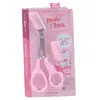 Tesoura para aparar sobrancelhas estilo coreano tesouras de maquiagem pente para sobrancelhas tesouras aparador de sobrancelhas para iniciantes ferramentas de cosméticos para beleza de sobrancelhas