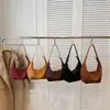 Bolso Tote Retro de Ante y Felpa Otoño Invierno Coreano para Mujer, Nuevo, Gran Capacidad, Diseño de Nicho, Bolso Cruzado Casual para Hombro