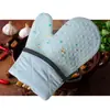 Luvas de isolamento térmico de dois dedos para forno Luvas anti-escaldantes Luvas de silicone espessadas para assar Luvas de forno de micro-ondas resistentes a altas temperaturas para cozinha Antiderrapante