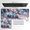Alfombrilla de Ratón de Fábrica, Diseño Extra Grande con Borde Antideslizante que se Bloquea, Alfombrilla para Escritorio de Gaming y Oficina Anime 2D Hatsune Miku