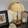 Lámpara de Mesa Minimalista de Madera Maciza Estilo Chino Nuevo, Lámpara de Mesita de Noche para Dormitorio, Lámpara de Escritorio Acogedora para el Hogar, Ambiente Vintage, Lámpara Regulable para Alojamiento