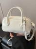 Bolsa de mão quadrada pequena para mulheres, nova bolsa casual simples de um ombro, primavera de 2025, popular na moda deste ano