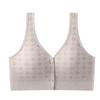 Ropa interior hermosa con botones frontales para mujeres de mediana edad, estilo de madre, chaleco de lactancia con botones frontales, sujetador sin varillas para mujeres de mediana edad y mayores