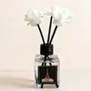 Botella Cuadrada Pequeña Aromaterapia sin Llama 50 ml Fragancia de Larga Duración para Dormitorio, Aroma de Alta Gama, Personalizable, Venta Directa de Fábrica