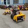 Novo cortador de grama a diesel com tração nas quatro rodas multifuncional alta potência capina preparo de solo sulcagem e afofamento do solo triturador agrícola de grama