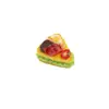 Nuevo Juguete de Comida para Sándwich de Desayuno Colorido Accesorios de Resina de Pegamento de Crema DIY Pequeños Adornos Colgante Funda de Teléfono
