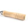 Venta al por mayor de fábrica pala de piña en forma de V mango de madera cuchillo de piña removedor de ojos de piña lima removedora de semillas de piña herramienta para comer piña