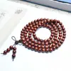 Pulseira de contas de oito espíritos de jacarandá de folha pequena de alta qualidade segurando colar de contas simples para amantes de homens e mulheres contas de rosário atacado