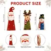 Nuevo conjunto de productos de madera de renos navideños transfronterizos con decoración de bandeja apilada y adornos navideños de renos