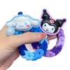 Faixa de Cabelo Infantil Sanrio Colorida Trançada Corda Grossa para Cabelo Headband Corda para Rabo de Cavalo Alto Cabelo de Menina Não Machuca
