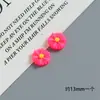 Acessórios de Resina Flor Margarida Colorida Pequena DIY Cola de Creme Capa de Celular Ímã de Geladeira Furo Fivela de Sapato Acessórios para Cabelo