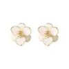 Pendientes de Plata de Ley 925 con Aguja, Moda Ojo de Gato Camelia para Mujer, Pendientes de Botón de Lujo Ligero de Nicho de Gama Alta, Joyería de Oreja Elegante al por Mayor