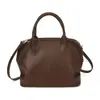 Bolsa Tote Retrô de Alta Qualidade para Comércio Exterior para Mulheres 2026 Nova Coleção Início da Primavera Estilo Executivo Bolsa de Ombro Transversal com Textura