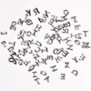 Manicura Lz Nueva Transfronteriza Joyería de Aleación de 26 Letras Popular Japonesa Pistola de Aire Negra Exquisitos Diamantes para Uñas Accesorios