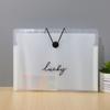 Bolsa organizadora multicapa de gran capacidad para estudiantes a4 de dibujos animados para clasificar y guardar hojas de examen, material para insertar archivos, folleto