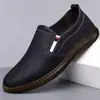 Sapatos Casuais Masculinos, Sapatos de Lona Masculinos, Novos Sapatos Baotou Masculinos em PU, Sapatos Masculinos para Dirigir sem Esforço, Sapatos Casuais Slip-On
