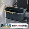 Cubo plano rectangular plegable para mopa, cubo individual, cubo de agua para fregar, cubo cuadrado de plástico, cubo para fregar suelos doméstico