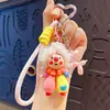 Llavero de Chica de Cabello Largo y Ondulado Creativo de Dibujos Animados Lindo Exquisito Adorno para Correa de Teléfono Colgante de Bolso Pequeño Regalo