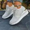 Sapatos Casuais de Verão com Cadarço e Sola Grossa, Europeus e Americanos, 2025, Em Estoque, Calçados Esportivos Atacado Europeu e Americano, Tamanho Grande