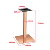 Patas de Mesa Temática de Restaurante Western, Accesorios para Patas de Mesa Redonda de Taberna Pequeña, Patas de Mesa de Acero Inoxidable de Estilo Simple para Cafetería y Tienda de Té con Leche