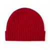 Gorro de Punto 100% Cachemir Puro Otoño e Invierno Nuevo Cálido para Exteriores Gorro de Lana Gorro para Hombre Gorro con Protección para las Orejas